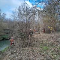 Entretien des berges de l'Hers à Montgiscard