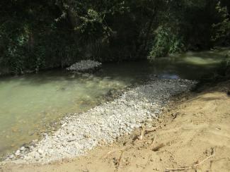 Photo - seuil - recharge alluvionnaire