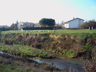 Photo de l'Hers avant travaux - Quartier des Catalpas