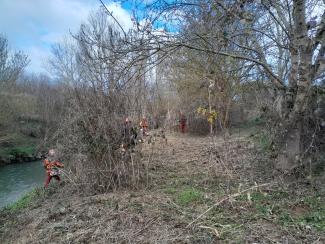 Entretien des berges de l'Hers à Montgiscard